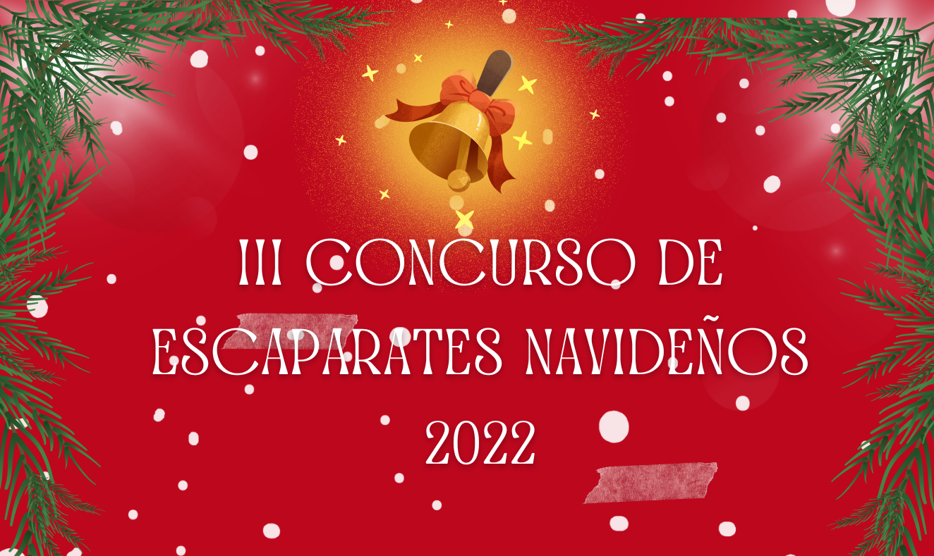 cartel III Concurso escaparates navideños 2022