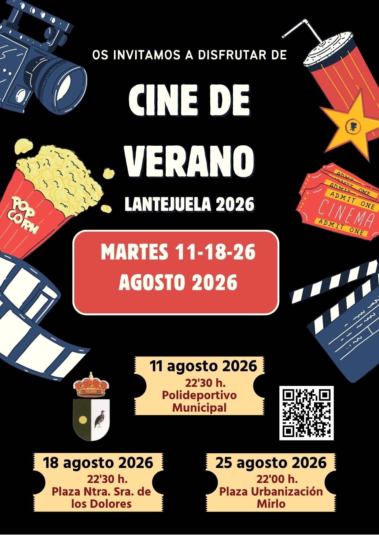 Cartel Cine Verano 2026
