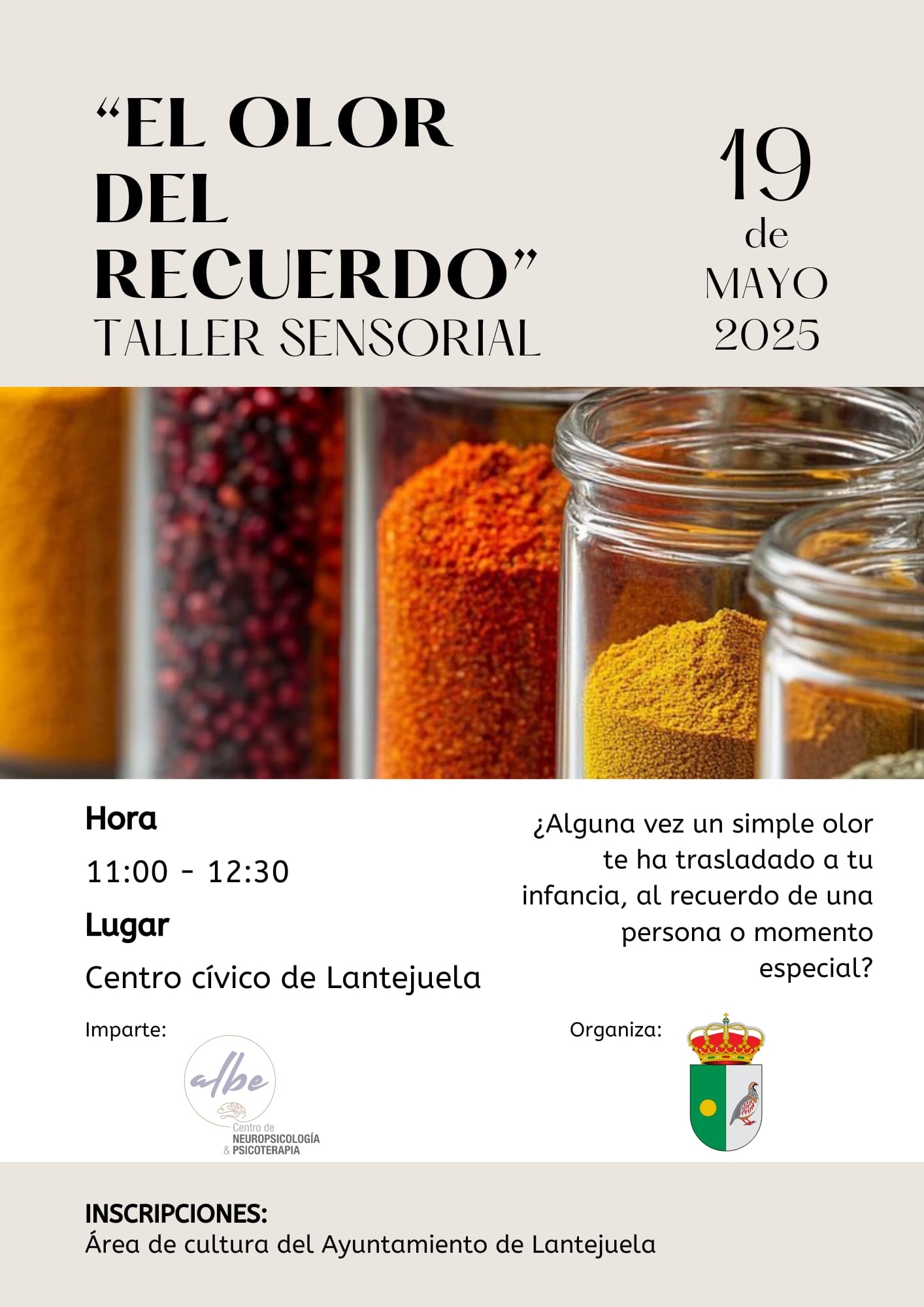 Taller el olor del recuerdo