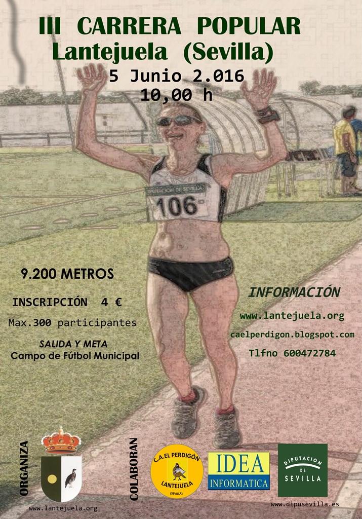 cartel III Carrera Popular